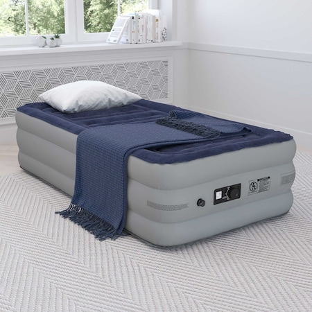 Flash Furniture 18" Twin Air Mattress - Internal Electric Pump WG-AM101-18-T-GG
